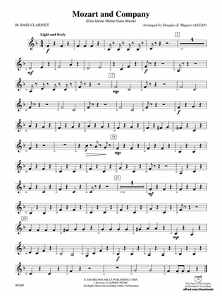 Mozart and Company: B-flat Bass Clarinet