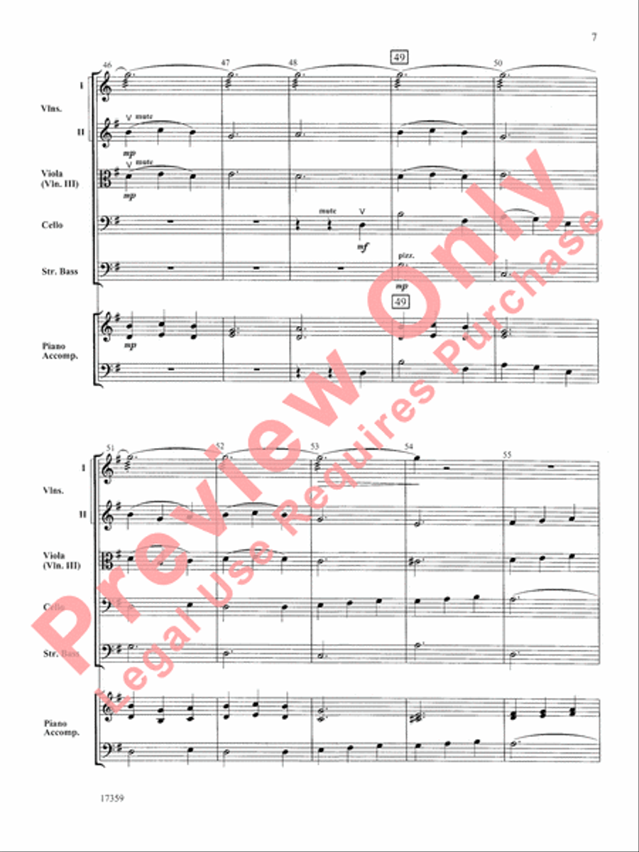 A Christmas Suite String Orchestra scores gallery preview page 8