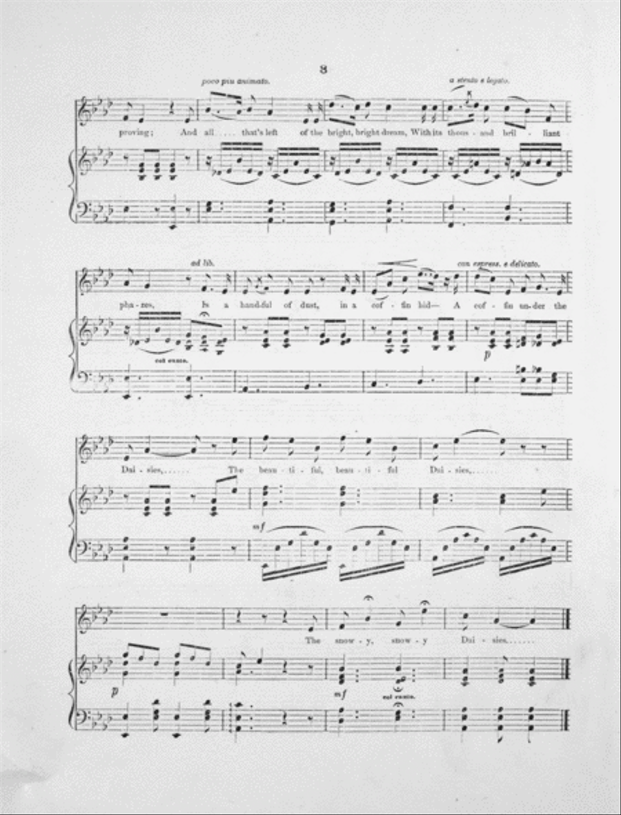 Under the Daisies. Ballad Voice scores gallery preview page 3
