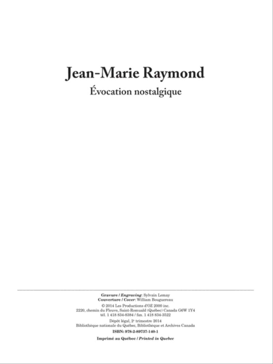 Évocation nostalgique Évocation nostalgique Classical Guitar scores gallery preview page 1