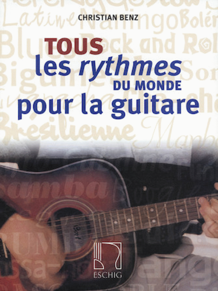 Tous les rythmes du monde pour la guitare Guitar scores gallery preview page 1