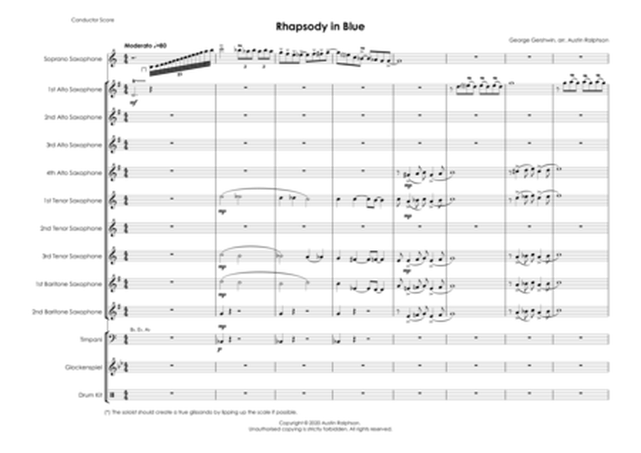 Rhapsody In Blue - sax ensemble image number null