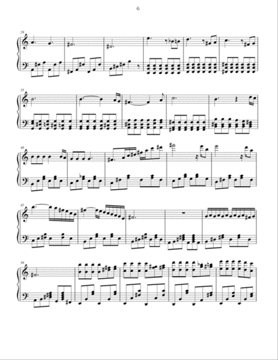 Evan Frantz a collection of composition's for the piano opus 6 and 7 Piano Method scores gallery preview page 6
