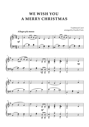 Book cover for We Wish You A Merry Christmas - Piano Score