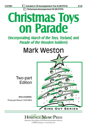 Book cover for Christmas Toys on Parade