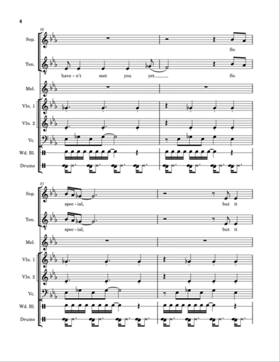 I Miss You Piano scores gallery preview page 4