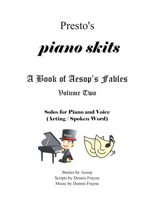 A Book of Aesop's Fables, Volume Two, Solos for Piano and Voice (Acting / Spoken Word) (Presto's Pia