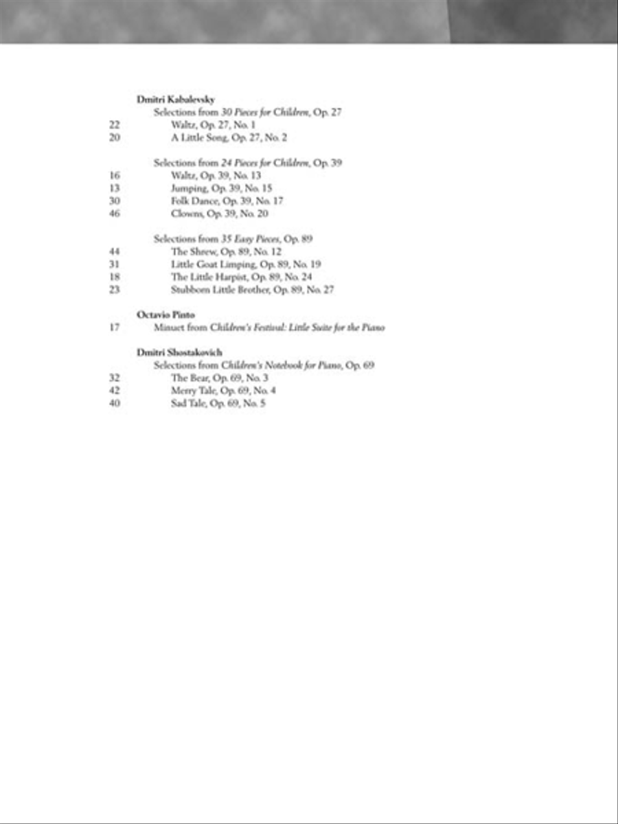 The 20th Century – Upper Elementary Level Piano Solo scores gallery preview page 5