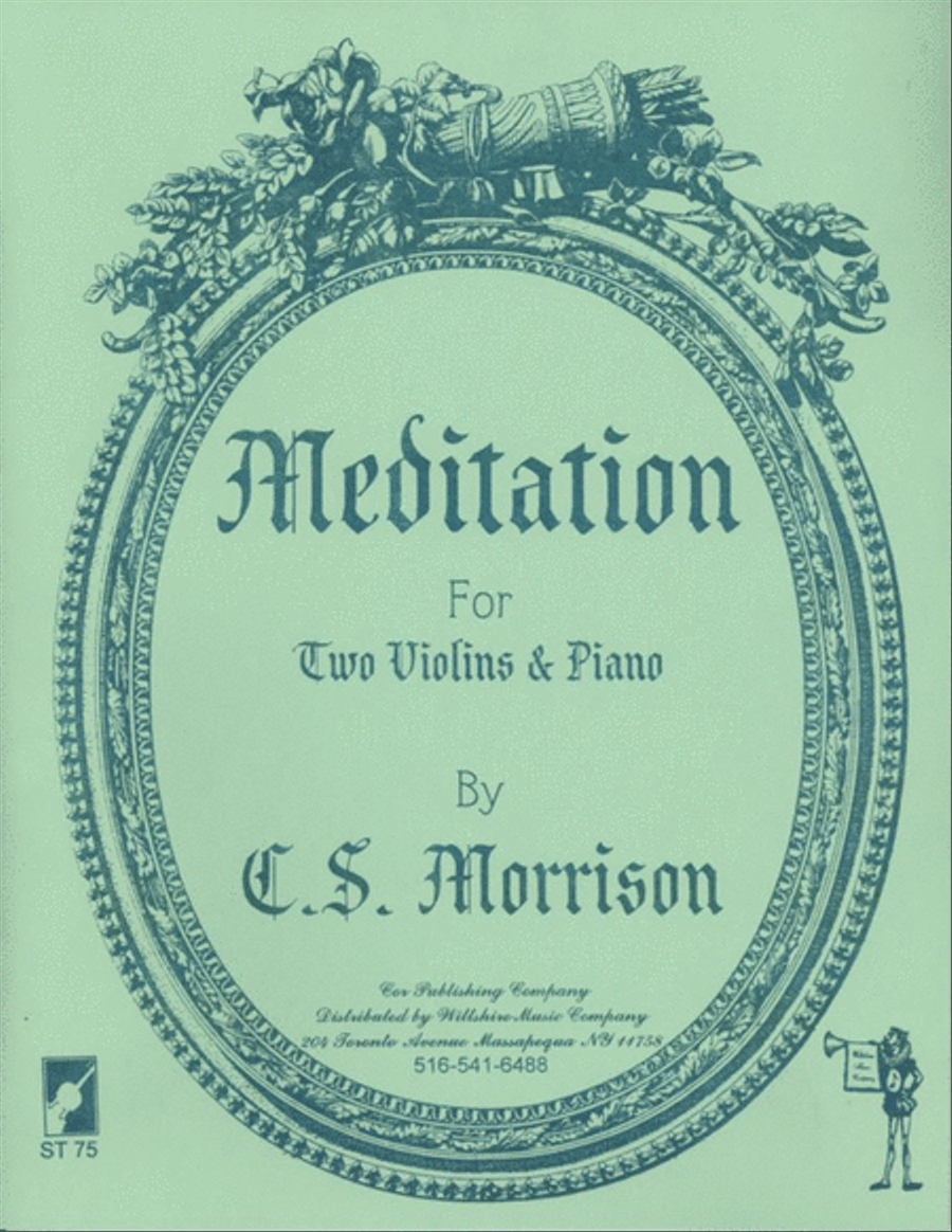 Meditation Violin scores gallery preview page 1