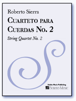 Book cover for Cuarteto para Cuerdas No. 2 (String Quartet No. 2)