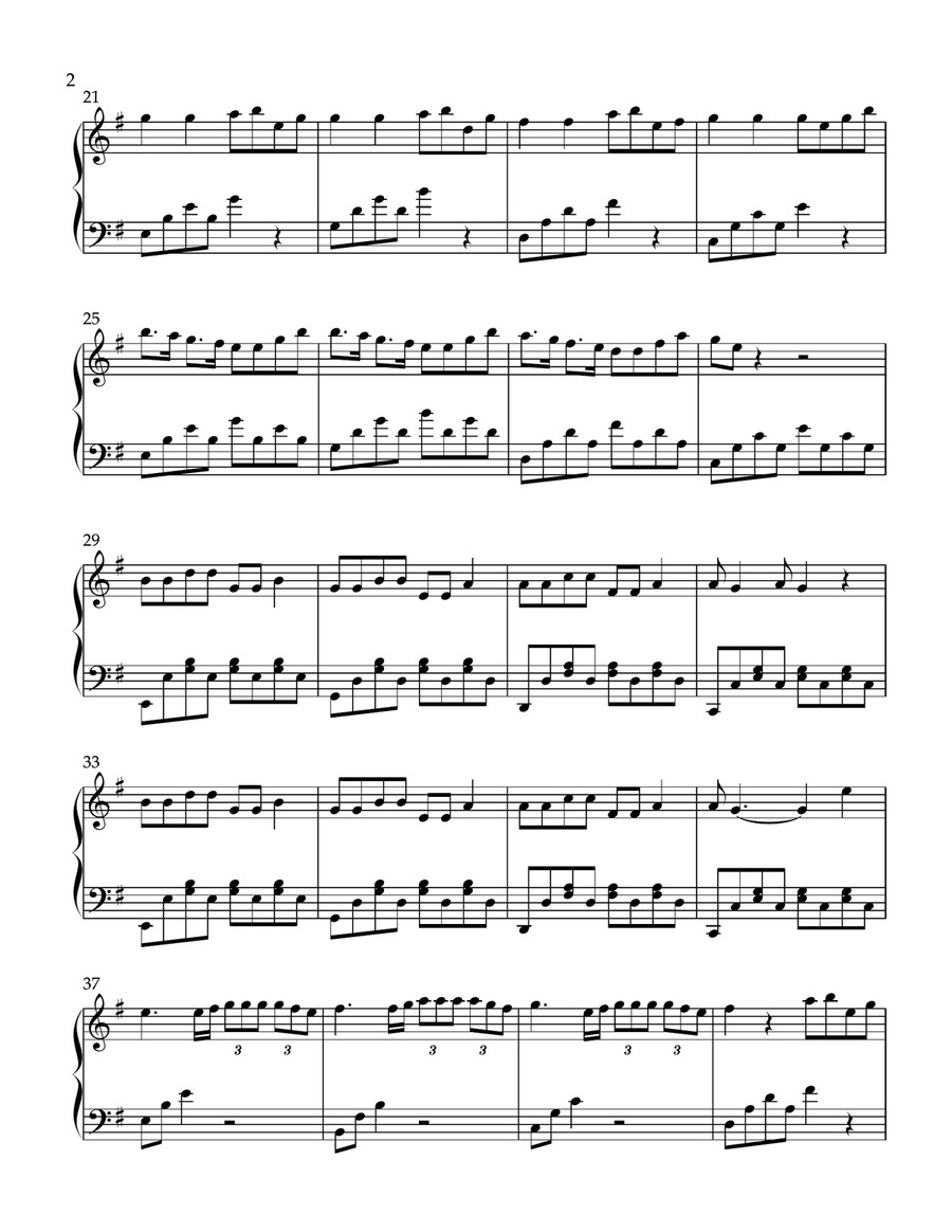 Impossible (Spanish Version) Easy Piano scores gallery preview page 2