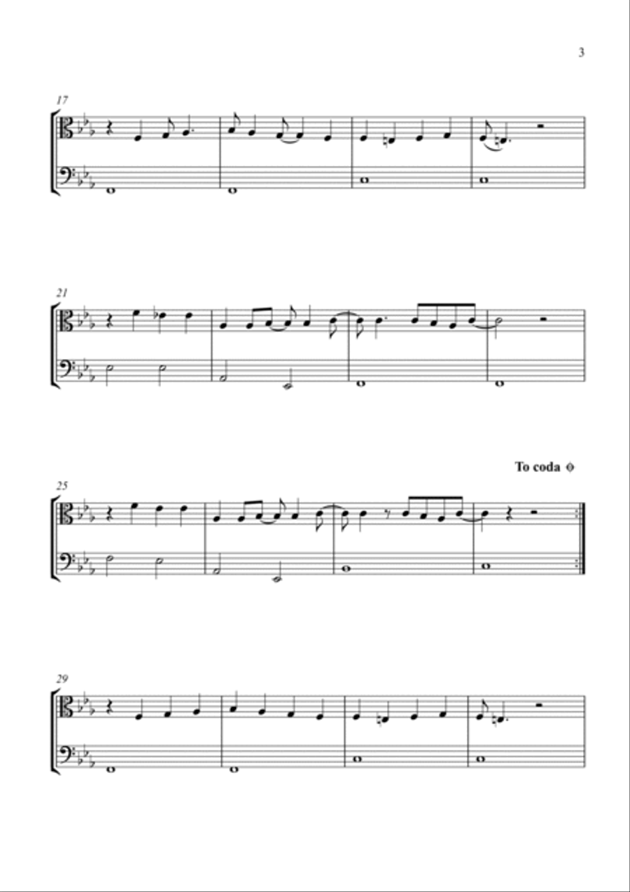 Paint It, Black Trumpet Duet scores gallery preview page 3