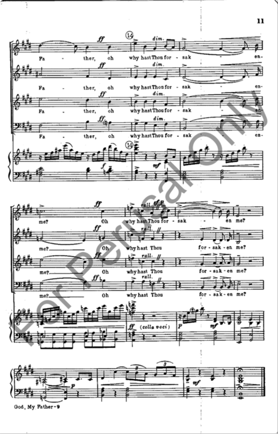 God, My Father God, My Father 4-Part scores gallery preview page 10