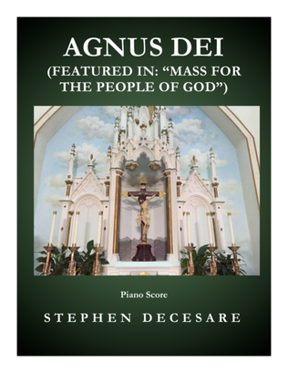 Agnus Dei (from "Mass for the People of God" - Piano Score)