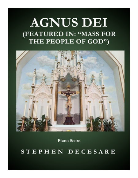Agnus Dei (from "Mass for the People of God" - Piano Score) image number null
