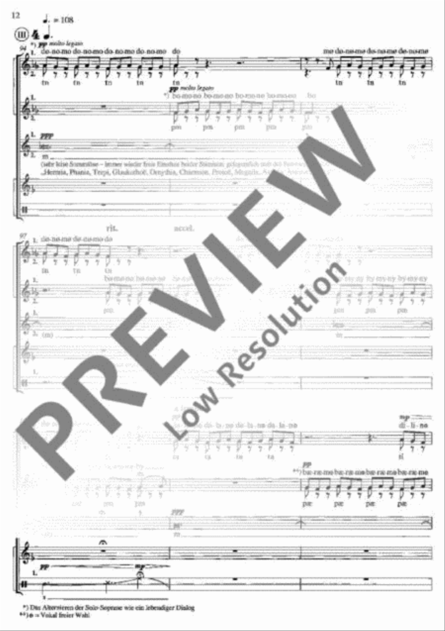Amazones Amazones Women's Choir scores gallery preview page 12