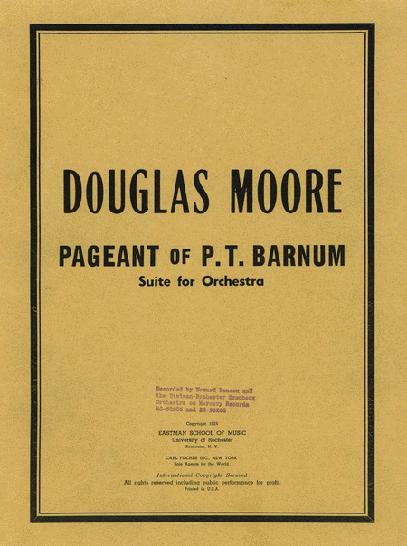 Pageant Of P T Barnum