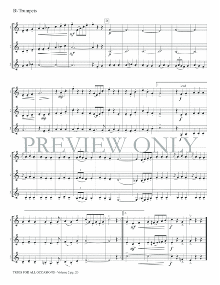 Trios for All Occasions Small Ensemble scores gallery preview page 22
