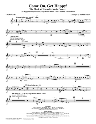 Come On, Get Happy! The Music Of Harold Arlen In Concert (Medley) - Trumpet 2