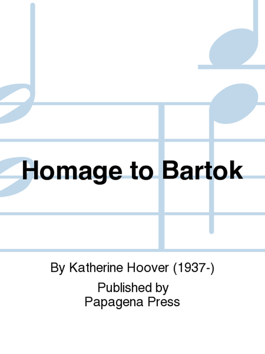 Homage to Bartók