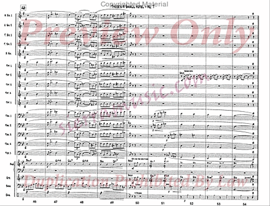 There's A Small Hotel Jazz Ensemble scores gallery preview page 8