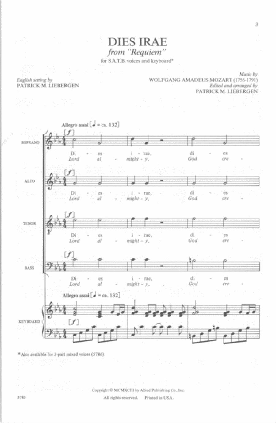 Dies Irae (from Requiem) Dies Irae (from Requiem) 4-Part scores gallery preview page 13