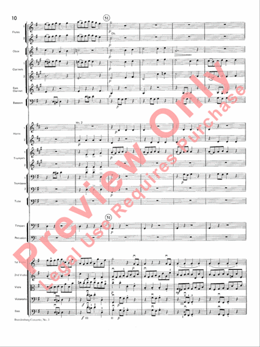 Brandenburg Sinfonia Full Orchestra scores gallery preview page 13