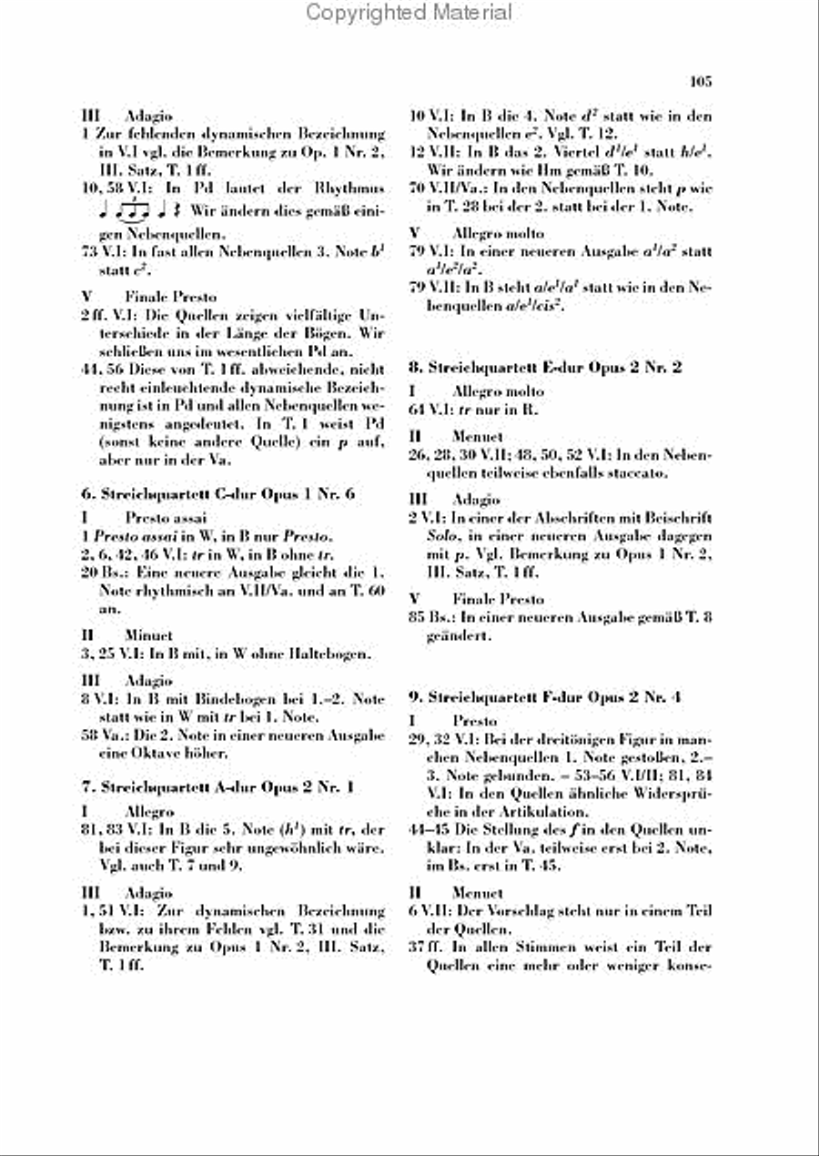 String Quartets – Volume I String Quartet scores gallery preview page 5