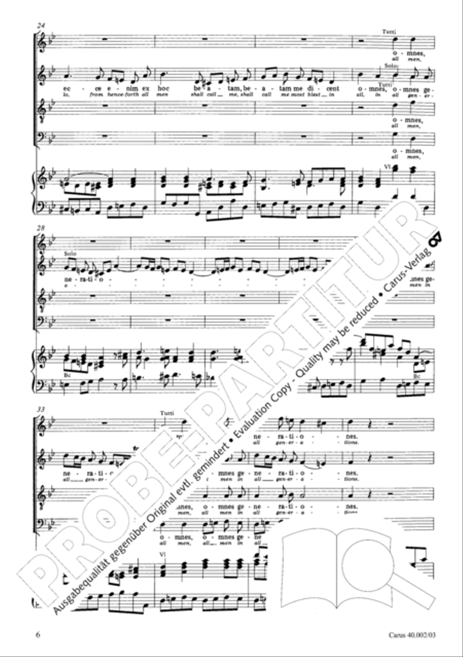 Magnificat Magnificat SA scores gallery preview page 7
