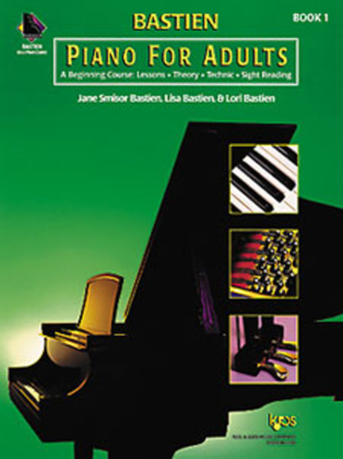 Book cover for Bastien Piano For Adults - Book 1 (Book & IPS)