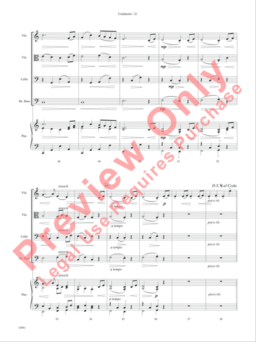 Around the World in One Concert String Orchestra scores gallery preview page 22