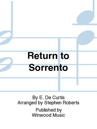 Book cover for Return to Sorrento