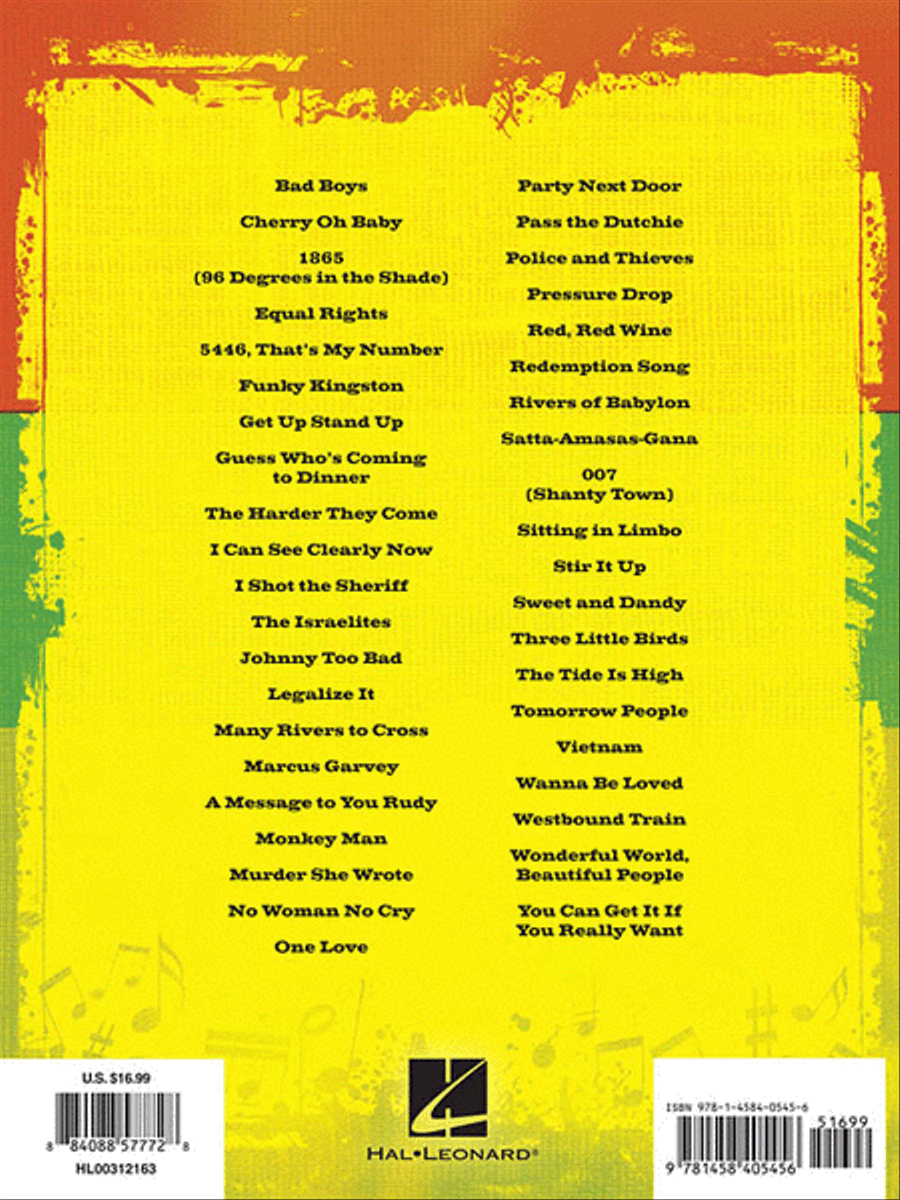 The Reggae Songbook The Reggae Songbook Piano, Vocal, Guitar scores gallery preview page 2