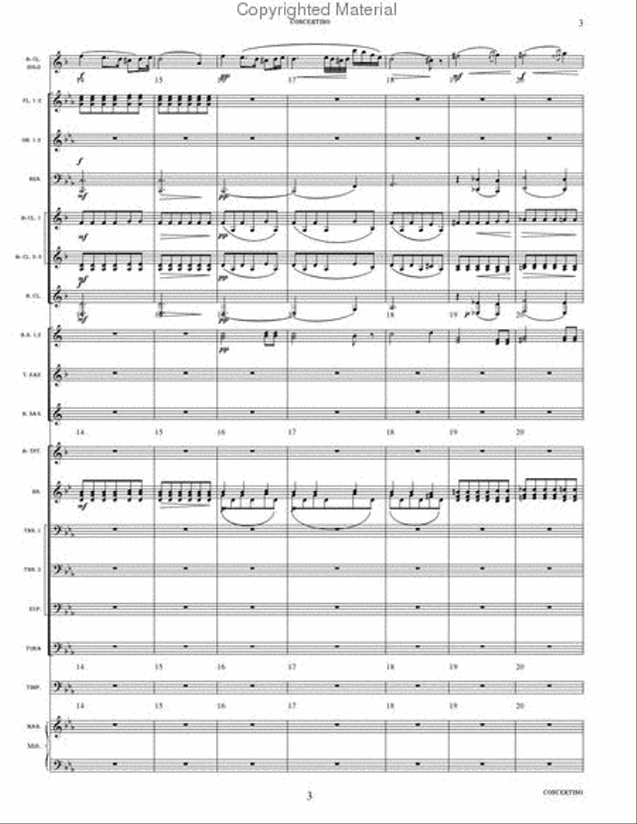 Concertino, Op. 26 Concertino, Op. 26 Concert Band scores gallery preview page 9