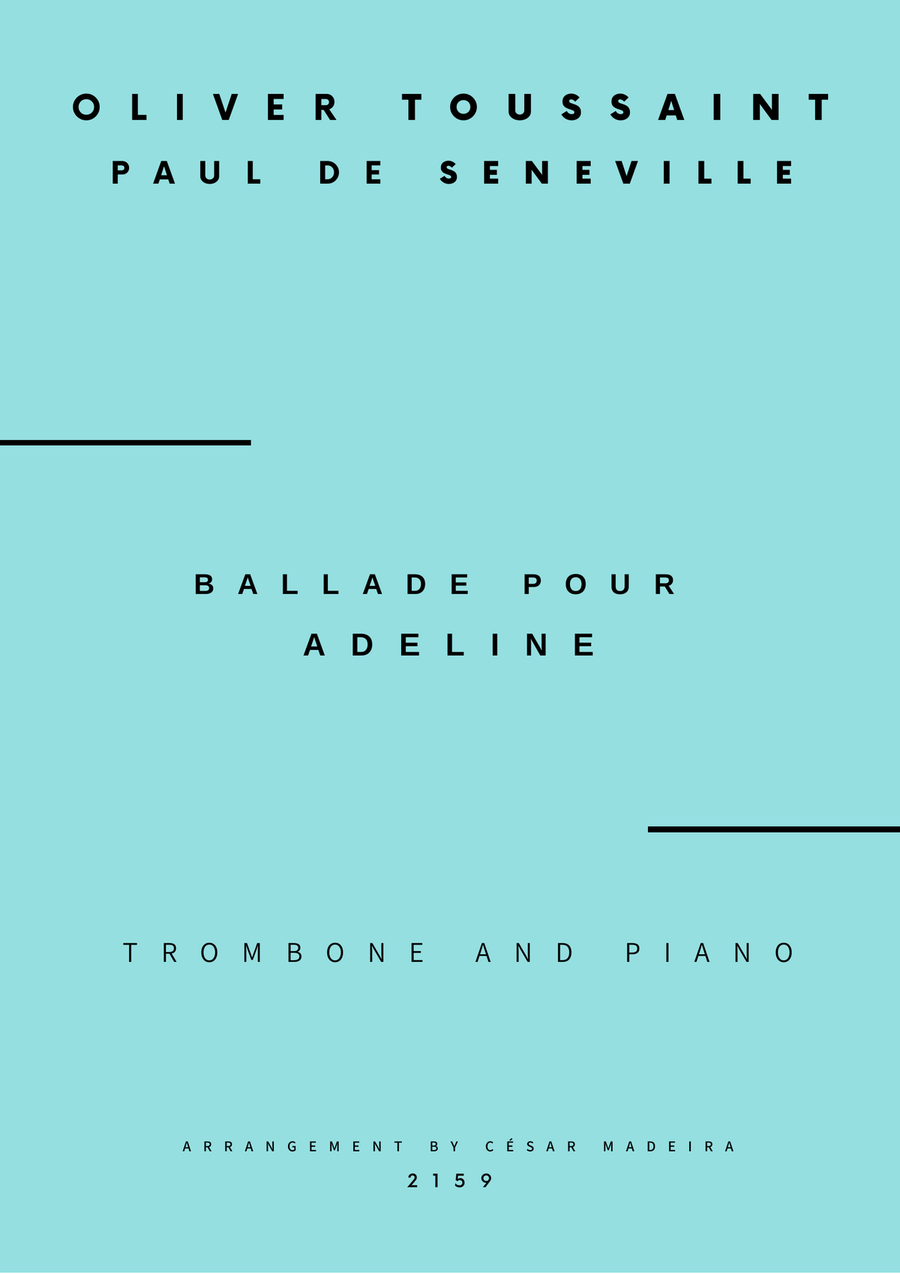 Ballade Pour Adeline Piano scores gallery preview page 1