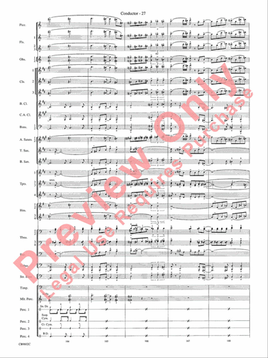 Porgy and Bess Porgy and Bess Concert Band scores gallery preview page 29