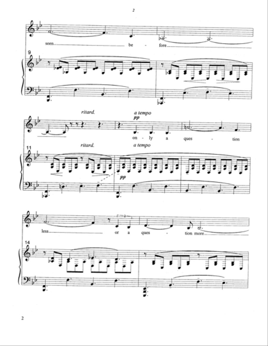 [Adams] Wild Swans (from Five Millay Songs) Voice scores gallery preview page 6