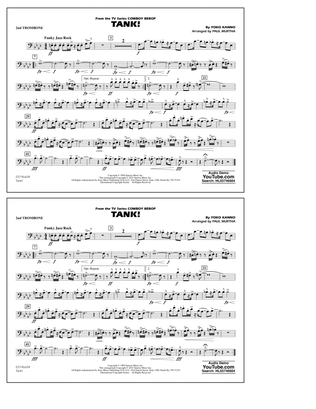 Tank! (from Cowboy Bebop) (arr. Murtha) - 2nd Trombone