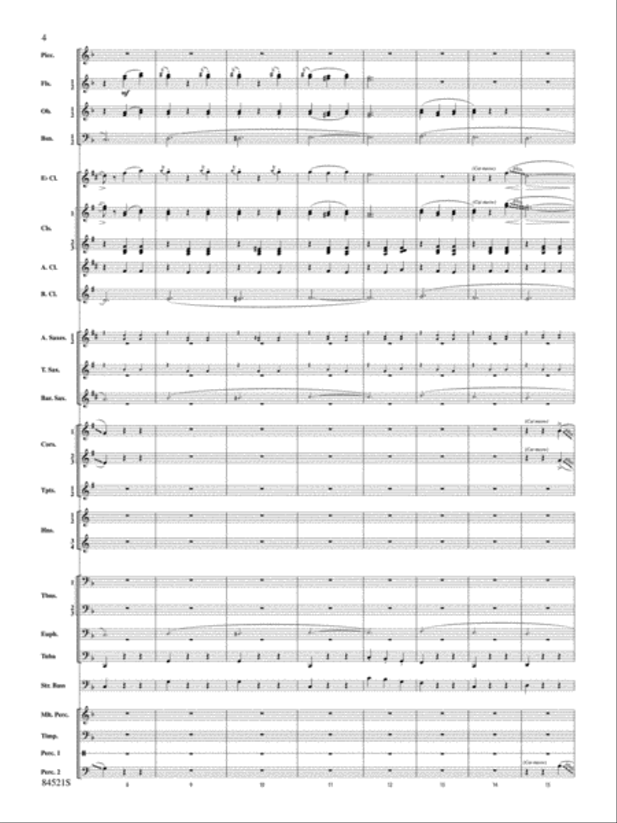 The Waltzing Cat Concert Band scores gallery preview page 3