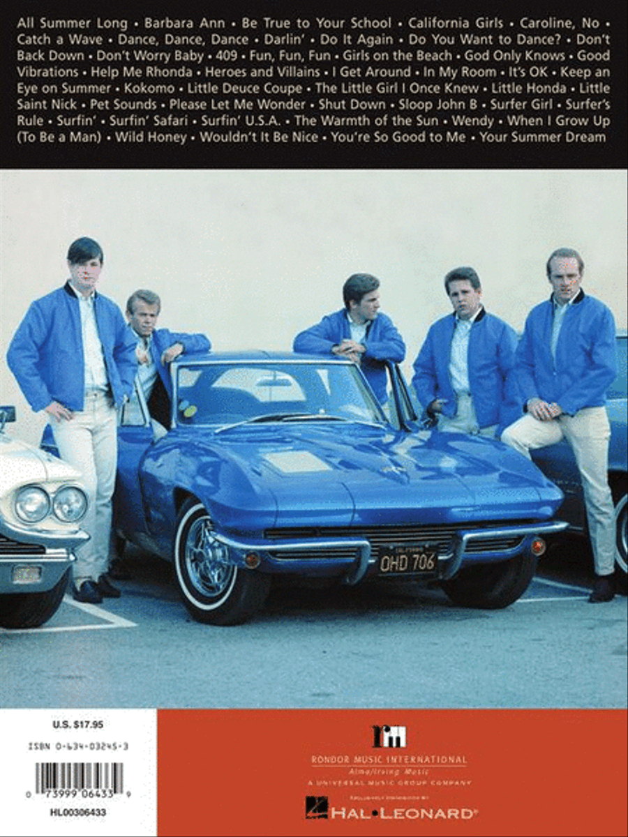The Beach Boys Anthology Piano, Vocal, Guitar scores gallery preview page 9