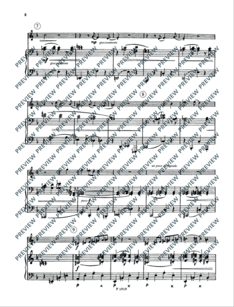 Sonata Sonata Piano Accompaniment scores gallery preview page 9