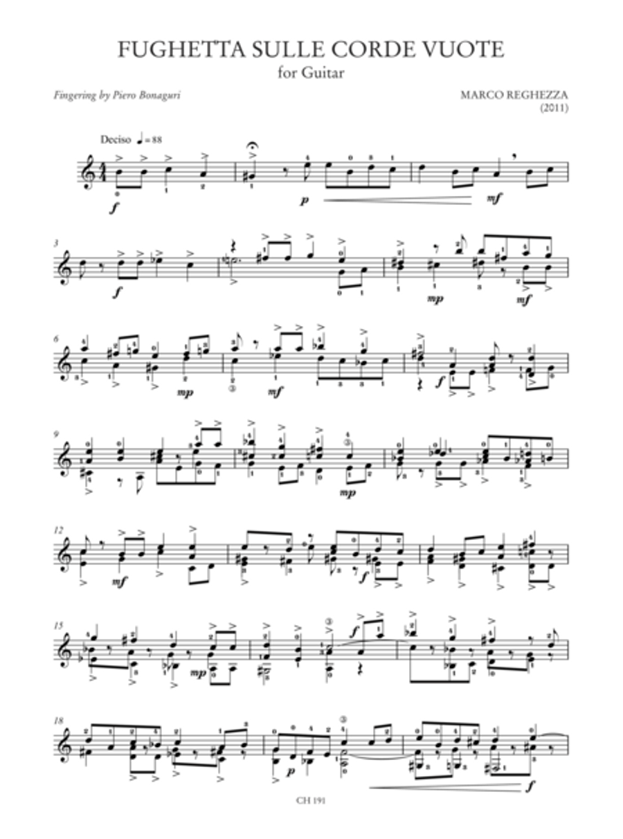 Homenaje a Segovia. An Anthology of Contemporary Music for Guitar (Anzaghi, Cappelli, F. Luppi, G. Luppi, Reghezza, Spazzoli, Tagliamacco, Ugoletti) Acoustic Guitar scores gallery preview page 6
