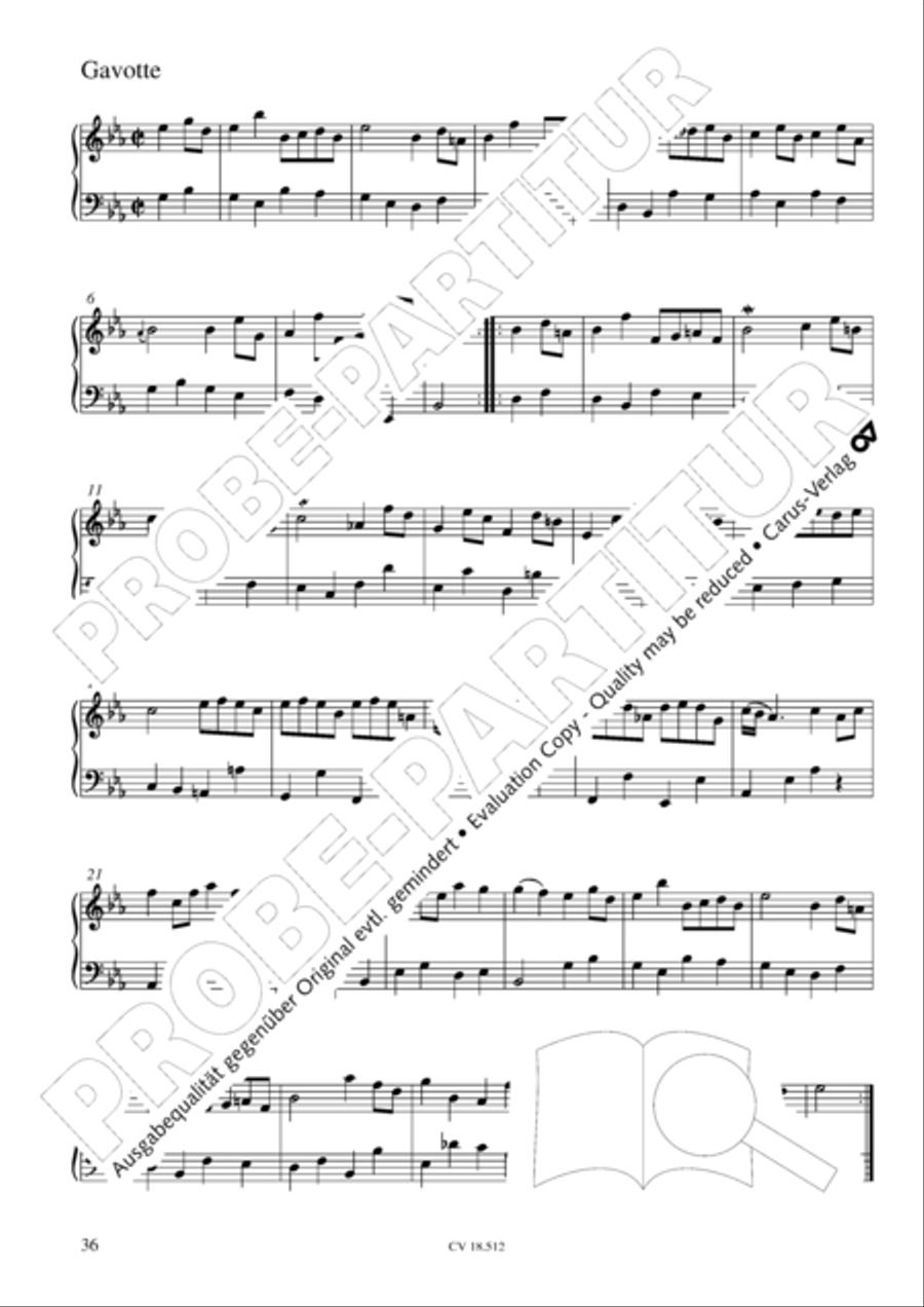 Six Suites Six Suites Harpsichord scores gallery preview page 37