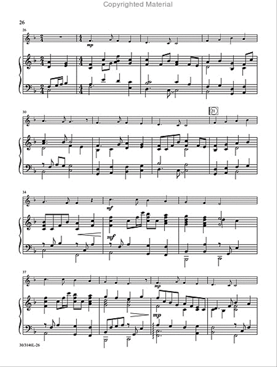 Christmas Winds Clarinet scores gallery preview page 18