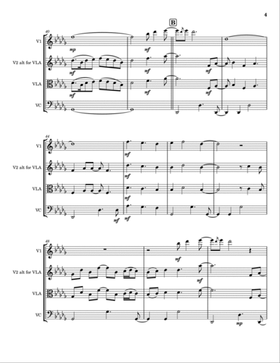 Free String Trio scores gallery preview page 4