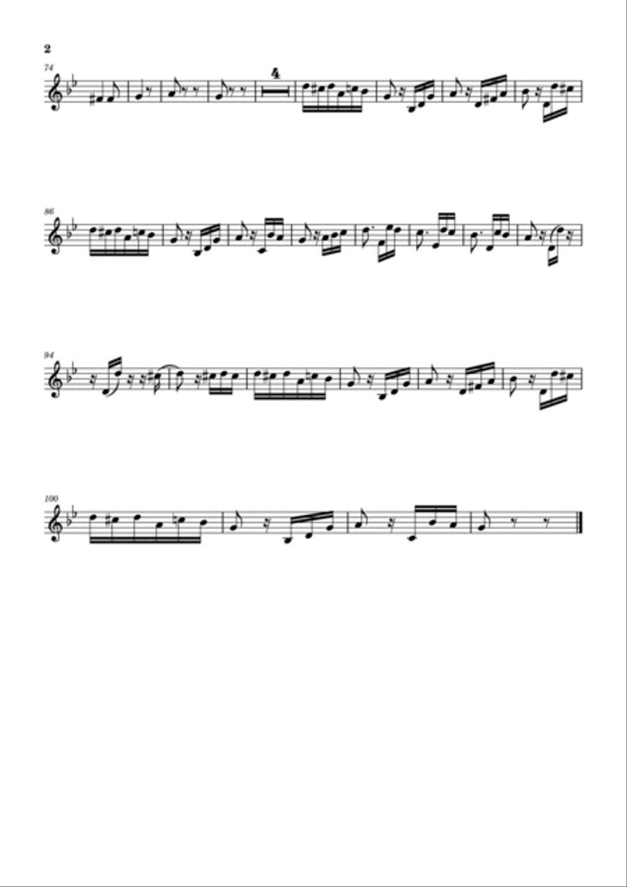 Fur Elise Horn scores gallery preview page 2