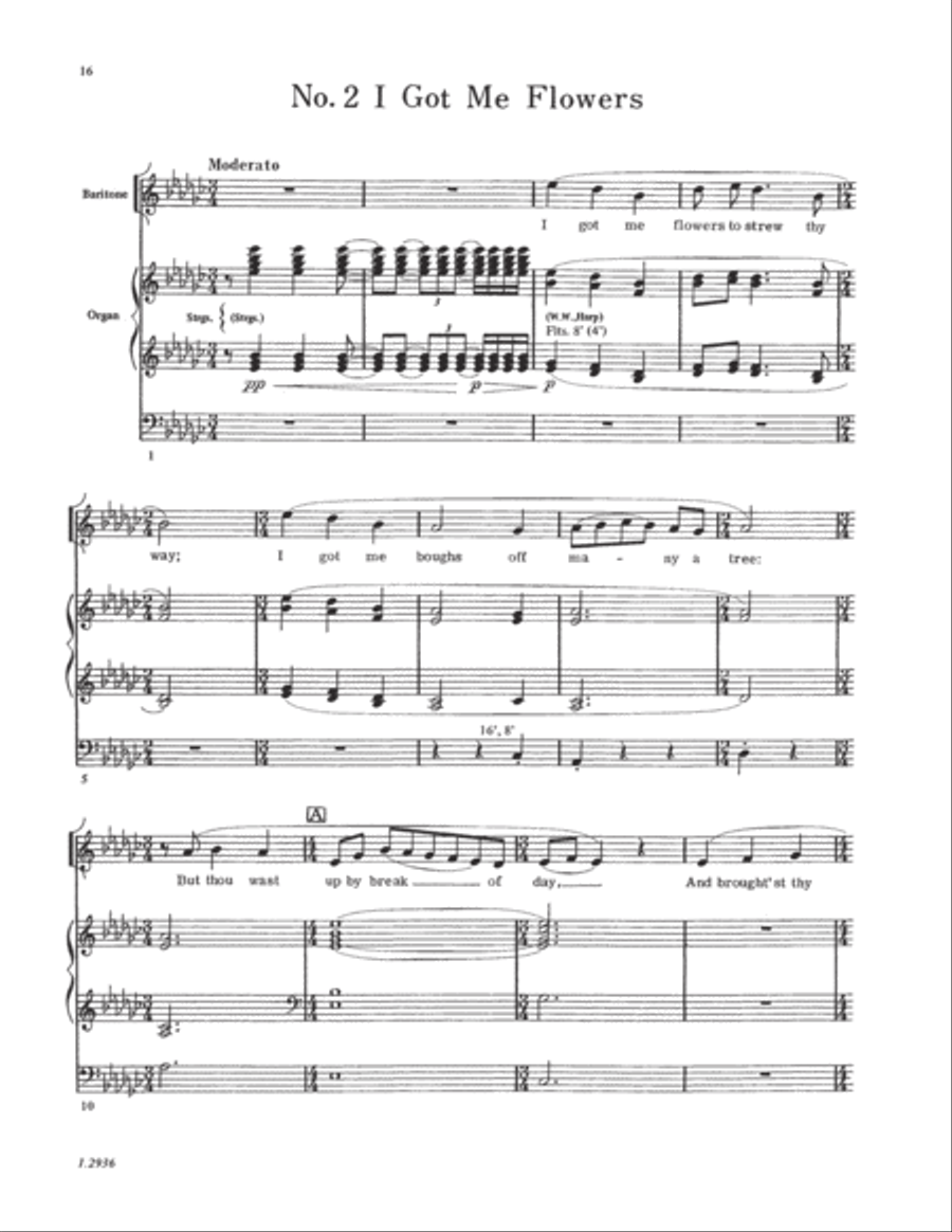 Five Mystical Songs Choir scores gallery preview page 16