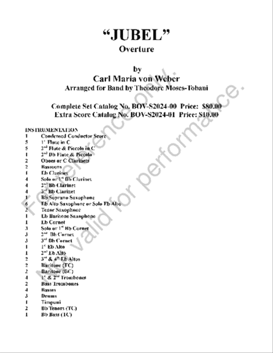 Jubel Jubel Concert Band scores gallery preview page 2