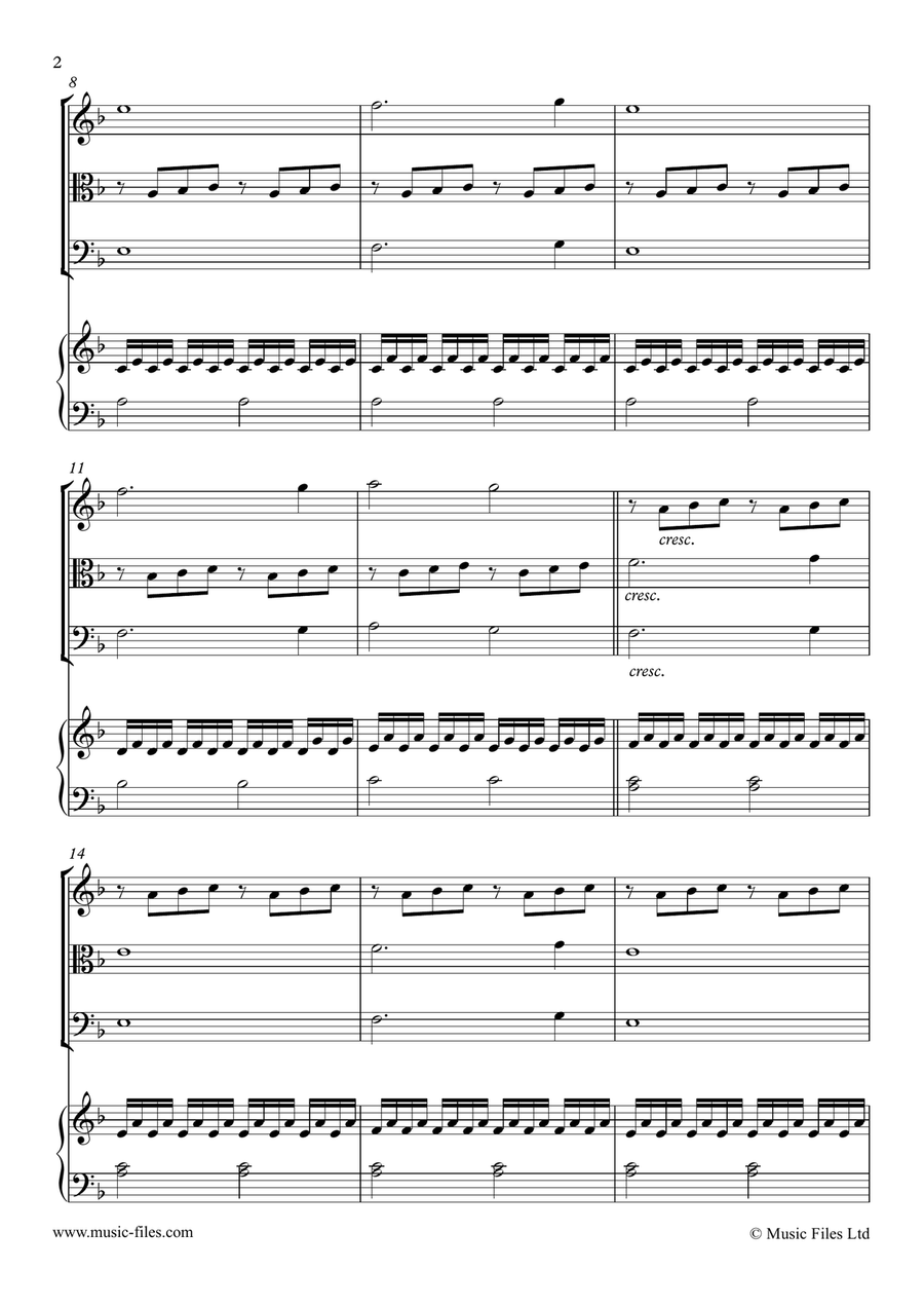 My Tender Love - Piano Quartet Piano Quartet scores gallery preview page 2