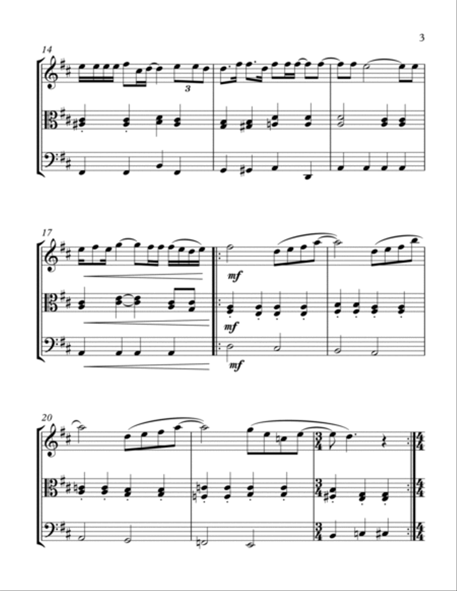 All The Young Dudes String Quartet scores gallery preview page 3